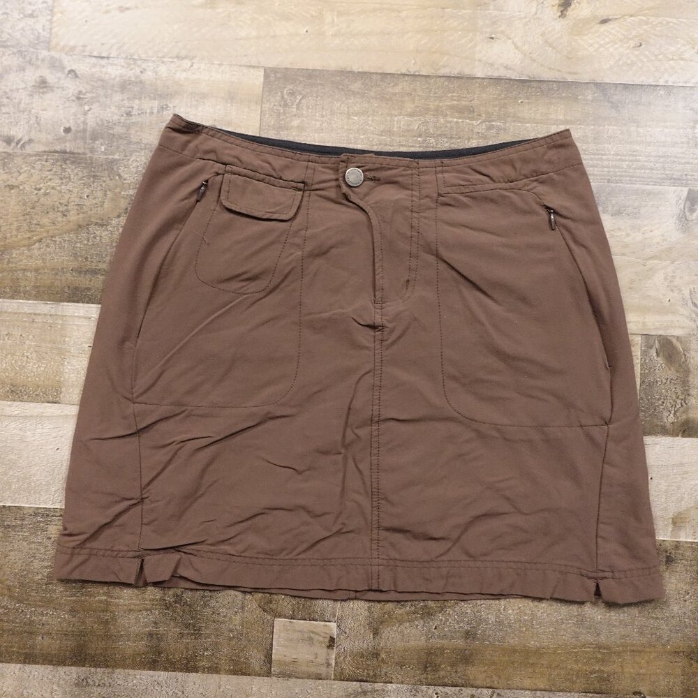 Columbia Titanium Hiking Skirt Skorts Women’s 4 Brown Outdoor Travel